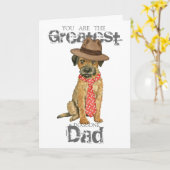 Grenzer Terrier Vater Karte (Gelbe Blume)