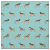 Grenzflieger-Hund hellblau Stoff (Muster)