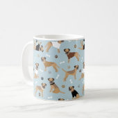 Grenzfresser Knochen und Paare Kaffeetasse (Vorderseite Links)