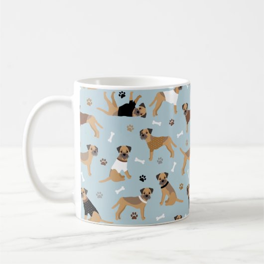 Grenzfresser Knochen und Paare Kaffeetasse (Links)