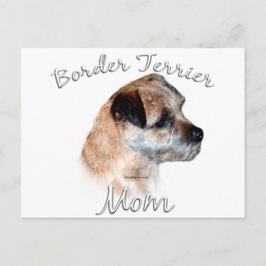 Grenzgebiet Terrier Mama 2 Postkarte (Vorderseite)