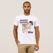 Grenzgebiet Terrier Mama 4 T-Shirt (Vorne ganz)