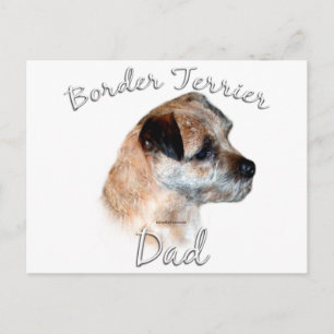 Grenzgebiet Terrier Vater 2 Postkarte