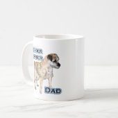 Grenzgebiet Terrier Vater 4 Kaffeetasse (Vorderseite Links)