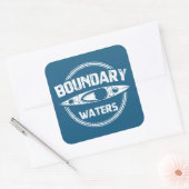 Grenzgewässer Quadratischer Aufkleber (Umschlag)
