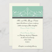 Grenzjade, Elfenbeinhochzeit Einladung (Vorne/Hinten)