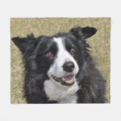 Grenzkollie Fleecedecke (Vorderseite (Horizontal))