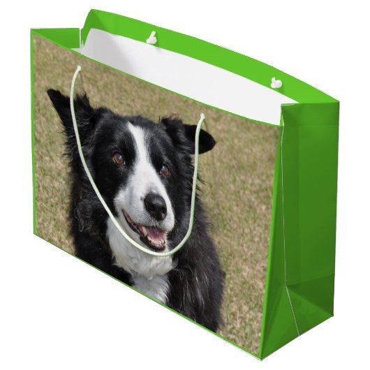 Grenzkollie Große Geschenktüte (Rückseite Schrägansicht)