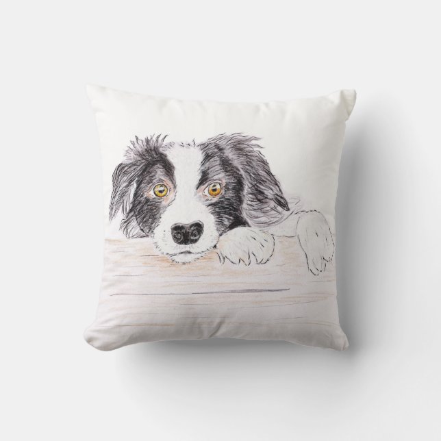 Grenzkollie Kissen (Vorderseite)