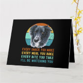 Grenzkollie oder Schafhund jede Snack, die Sie mac Karte (Gelbe Blume)