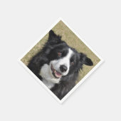 Grenzkollie Serviette (Ecke)