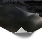 Grenzkollisionsschild Poster (Ecke)