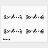 Grenzland Rechteckiger Aufkleber (Blatt)