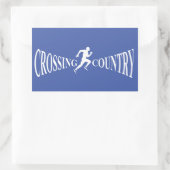 Grenzland Rechteckiger Aufkleber (Tasche)