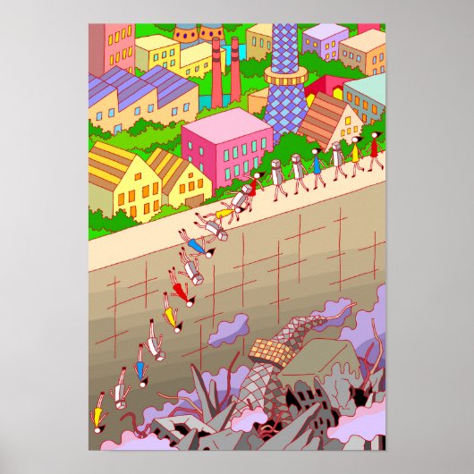 Grenzlinie. Poster (Vorne)