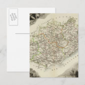 Grenzlinien Postkarte (Vorne/Hinten)