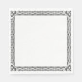 Grenznähte Serviette (Vorderseite)