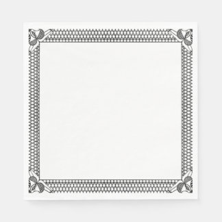 Grenznähte Serviette