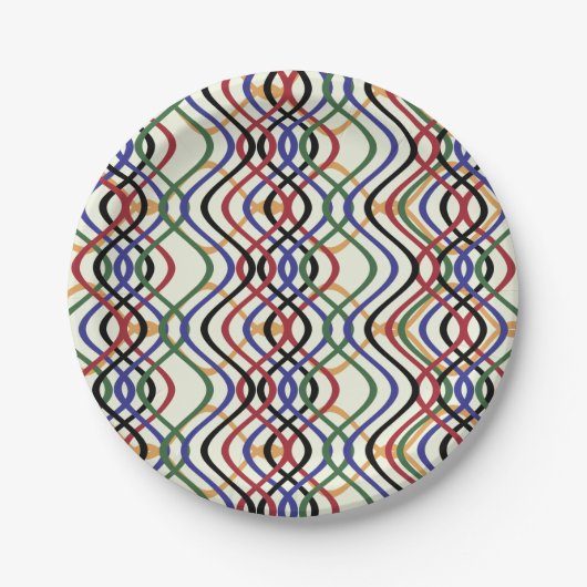 Grenzpapierplatten Pappteller (Vorderseite)