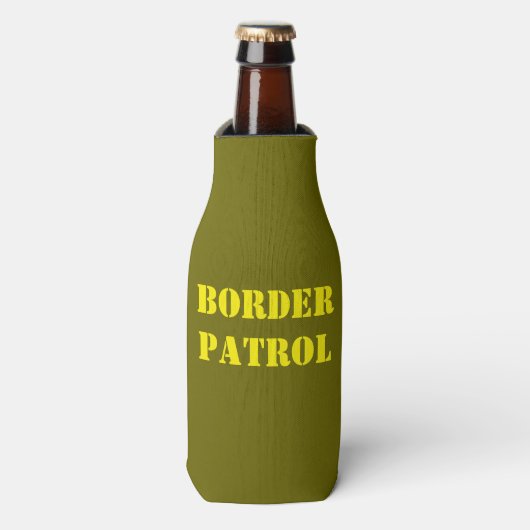 GRENZPATROL FLASCHENKÜHLER (Flaschenvorderseite)