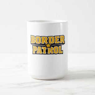 Grenzpatrouille Fettgedrucktes Abzeichen Kaffeetasse