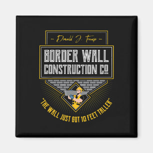 Grenzpatrouille Trump-Wandbau Magnet