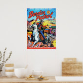 Grenzpatrouille Vintage-Comicbuch Poster (Küche)