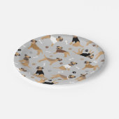 Grenzquerschnittsgelenke Pappteller (Schrägansicht)