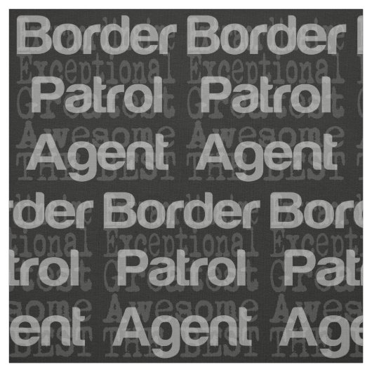 Grenzschutzbeamter Agent Stoff (Muster)