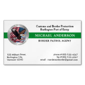 Grenzschutzpatrouillen Logo der Bundesstaatlichen Magnetische Visitenkarte (Vorderseite)