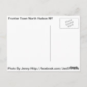 Grenzstadt NY Postkarte (Rückseite)