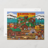 Grenzstadt Postkarte (Vorne/Hinten)