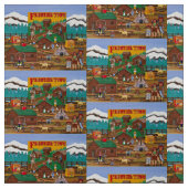 Grenzstadt Stoff (Muster)