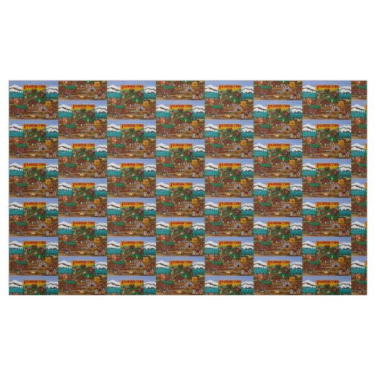 Grenzstadt Stoff (Fat Quarter (45,7 x 55,9 cm))