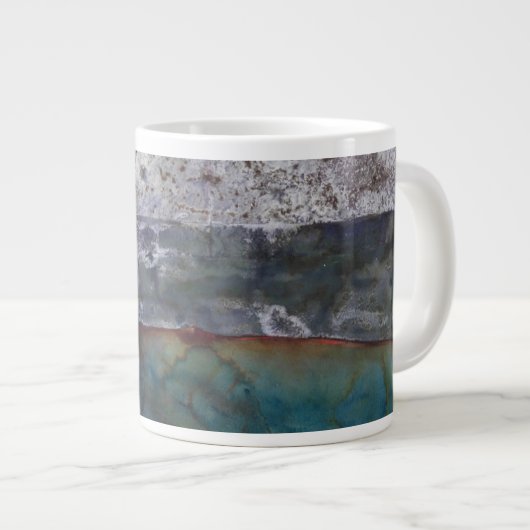 Grenzstrand 2 Jumbo-Tasse (Vorderseite Rechts)