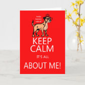 GrenzTerrier-Geburtstags-Gruß-Karte Karte (Gelbe Blume)