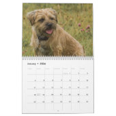 GrenzTerrier-Hund, Medium, weißer Kalender (Jan 2026)