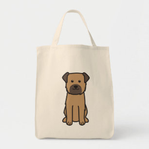 Grenzterrier-HundeCartoon Tragetasche