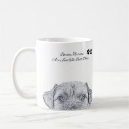 Grenzterrier-Hundeskizze, Geschenk-Tasse Kaffeetasse