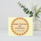 GrenzTerrier können gesammelt werden Postkarte (Stehend Vorderseite)