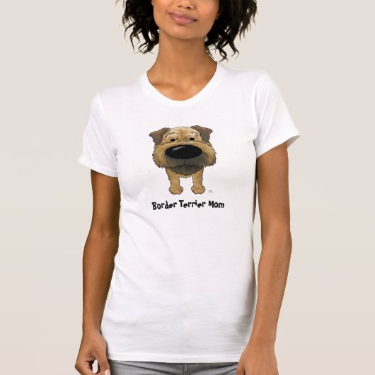 Grenzterrier-Mama T-Shirt (Vorderseite)