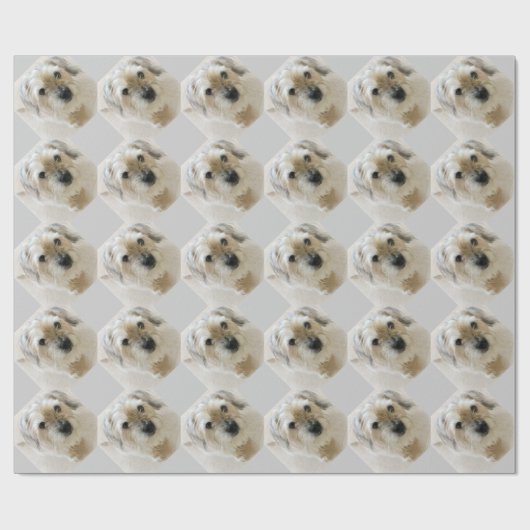 GrenzTerrier-Packpapier Geschenkpapier (Flach)