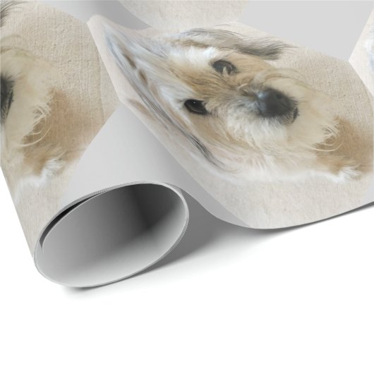 GrenzTerrier-Packpapier Geschenkpapier (Rolleneckpunkt)
