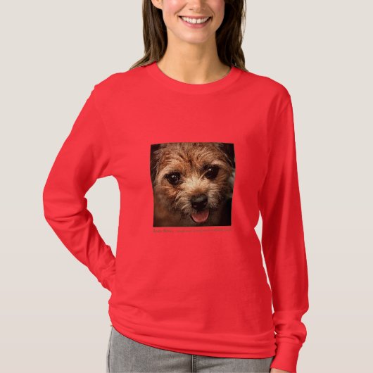 GrenzTerrier Rau-Genick T-Shirt (Vorderseite)