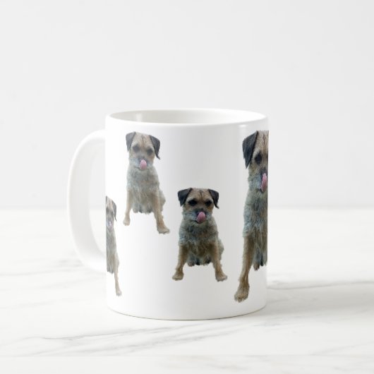 Grenzterrier-Tasse Kaffeetasse (Vorderseite Links)