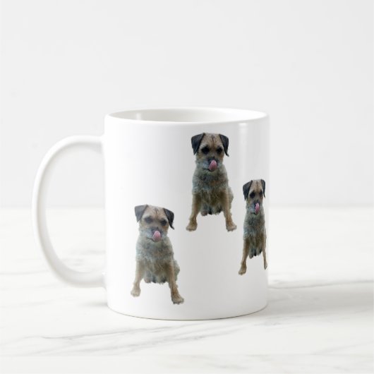 Grenzterrier-Tasse Kaffeetasse (Links)