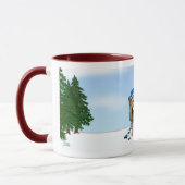 GrenzTerrier-Winter-Szene Tasse (Links)