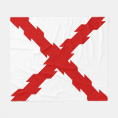Grenzübergang Burgund Fleecedecke (Vorderseite (Horizontal))