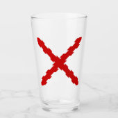 Grenzübergang Burgund Glas (Vorderseite)