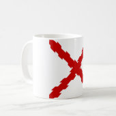 Grenzübergang Burgund Kaffeetasse (Vorderseite Links)